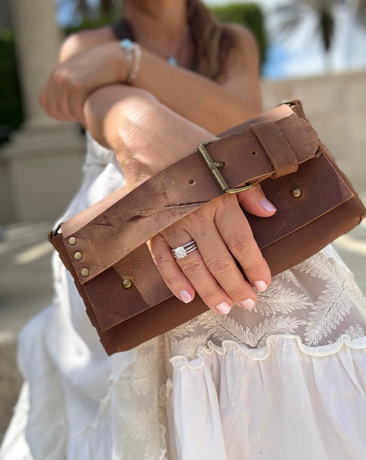 Single Buckle Hand Strap Cross Body