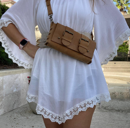 Double Buckle Cross Body
