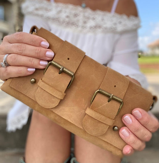 Double Buckle Cross Body